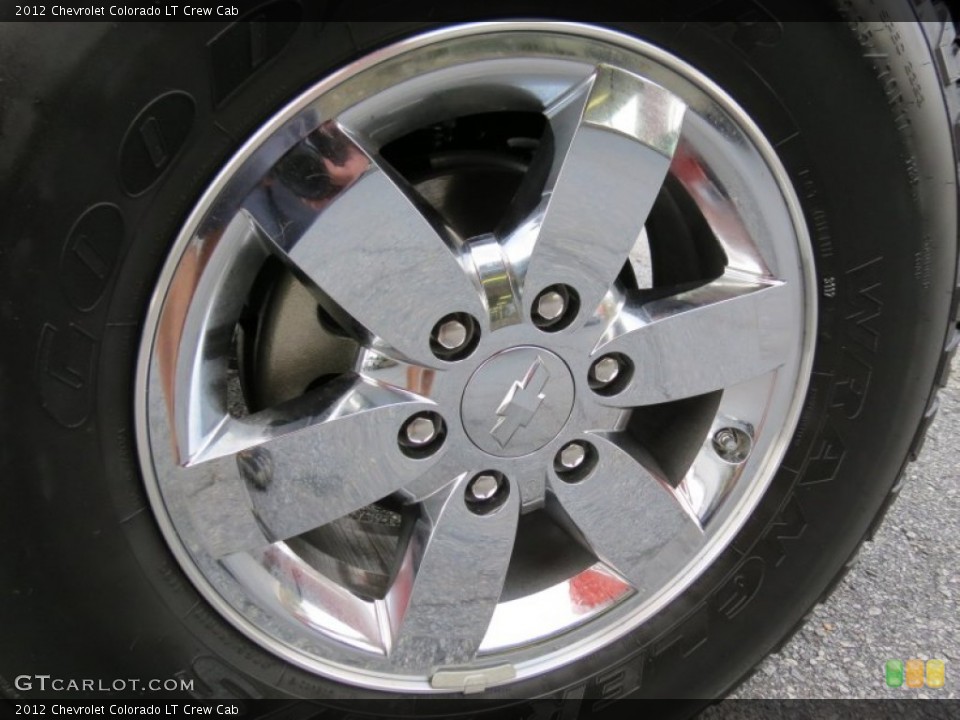 2012 Chevrolet Colorado LT Crew Cab Wheel and Tire Photo #71109521