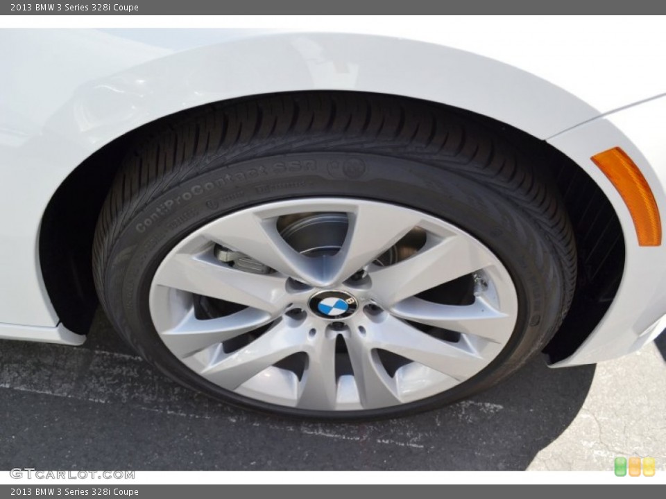 2013 BMW 3 Series 328i Coupe Wheel and Tire Photo #71112215