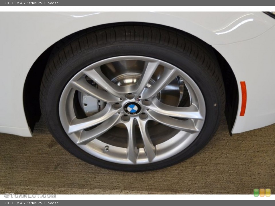 2013 BMW 7 Series 750Li Sedan Wheel and Tire Photo #71113388