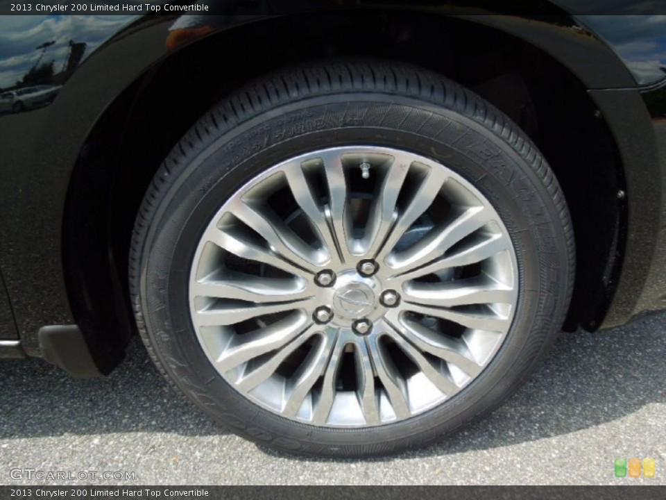 2013 Chrysler 200 Limited Hard Top Convertible Wheel and Tire Photo #71113676