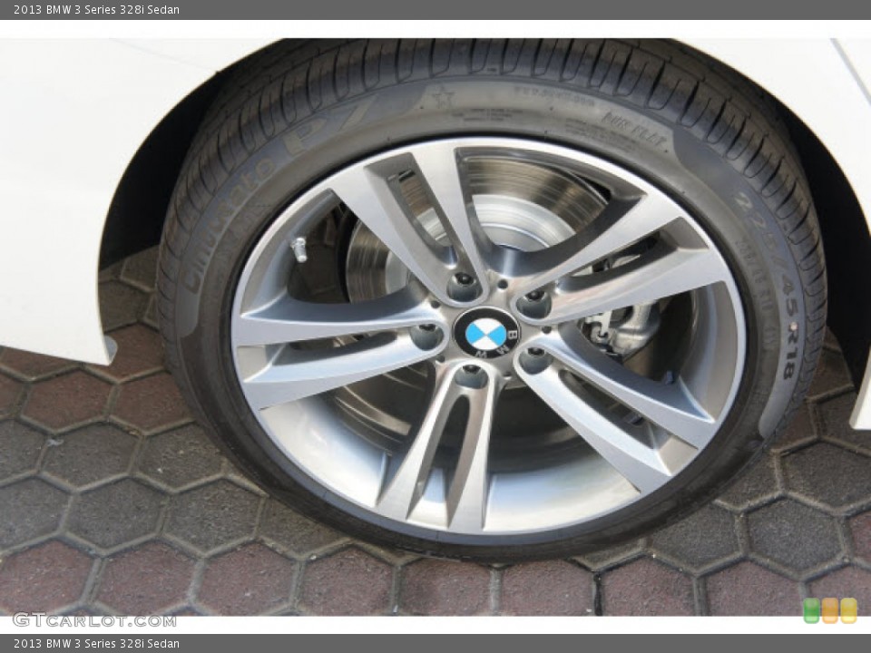 2013 BMW 3 Series 328i Sedan Wheel and Tire Photo #71115704