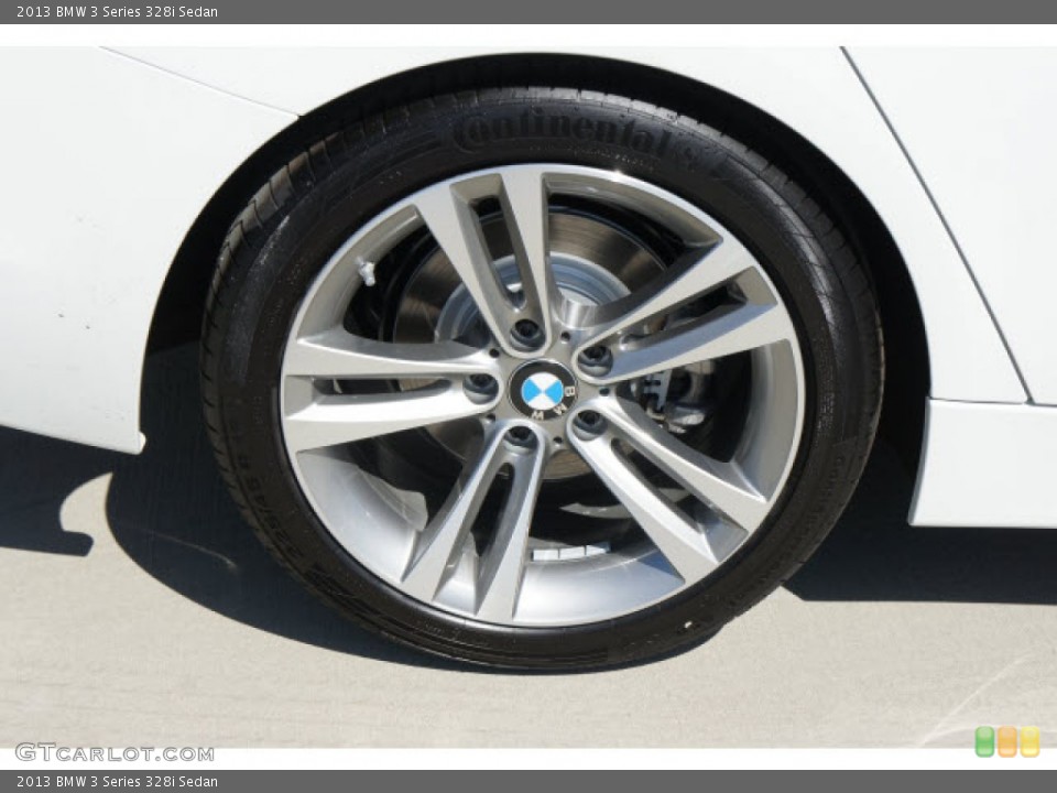 2013 BMW 3 Series 328i Sedan Wheel and Tire Photo #71115806