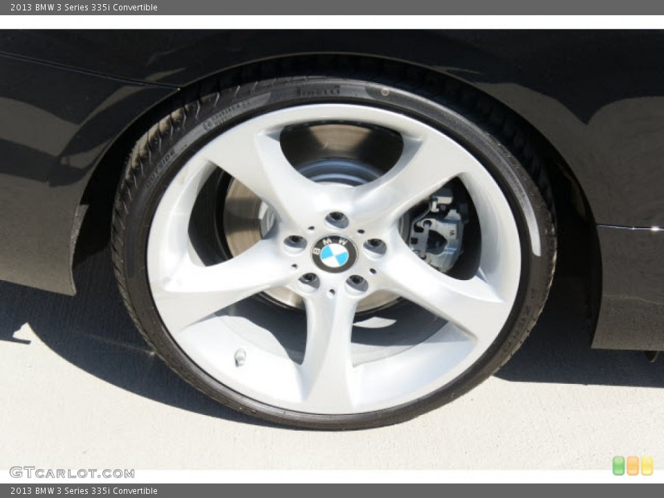 2013 BMW 3 Series 335i Convertible Wheel and Tire Photo #71116358