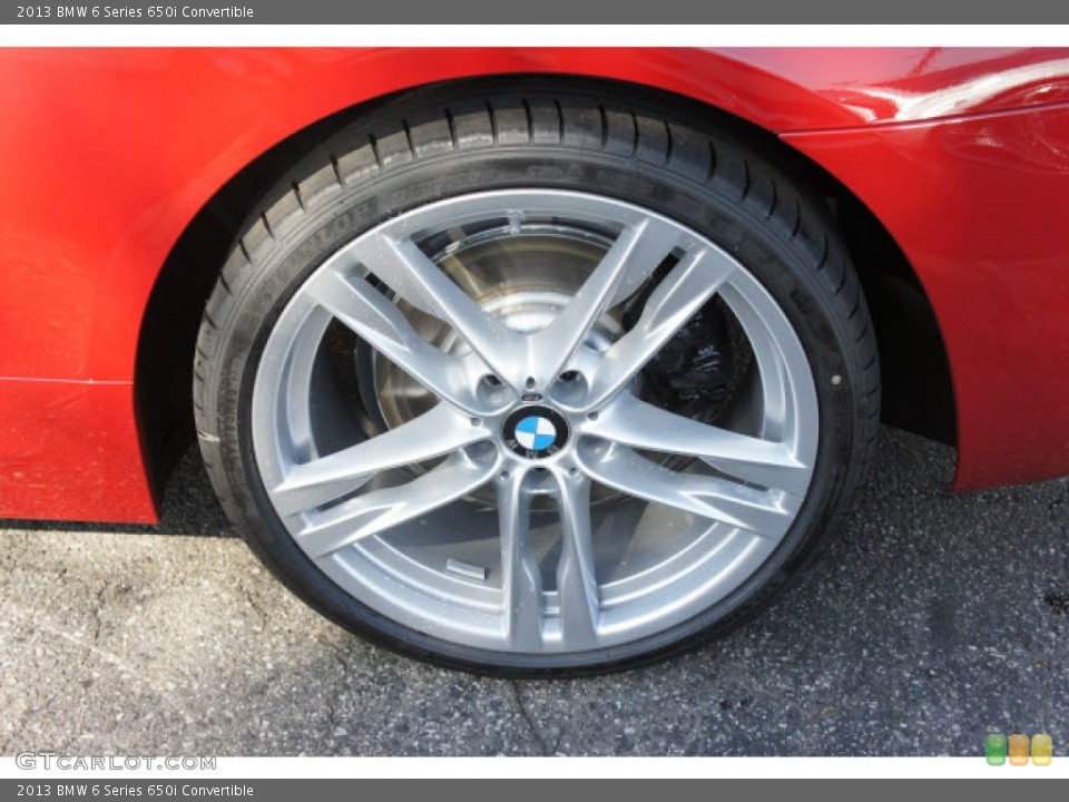 2013 BMW 6 Series 650i Convertible Wheel and Tire Photo #71116412