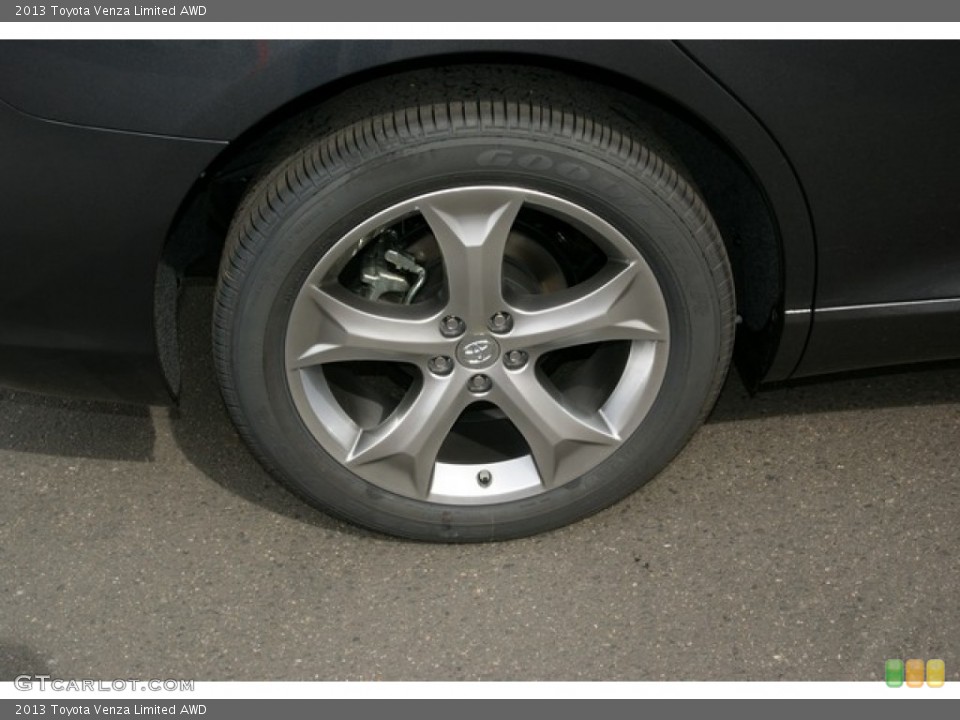2013 Toyota Venza Limited AWD Wheel and Tire Photo #71122344