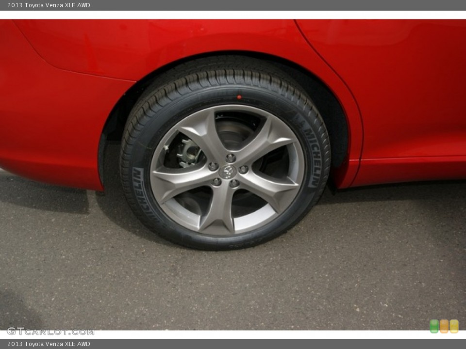 2013 Toyota Venza XLE AWD Wheel and Tire Photo #71122445