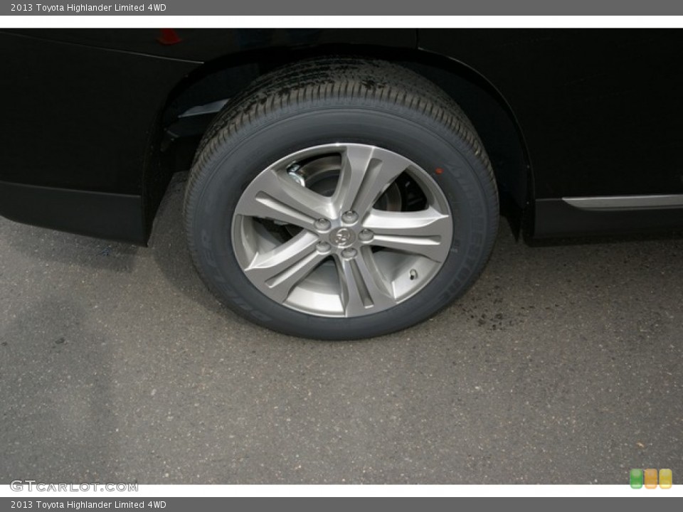 2013 Toyota Highlander Limited 4WD Wheel and Tire Photo #71122619