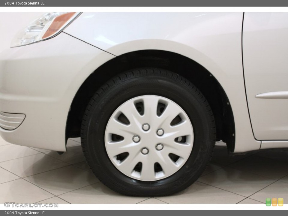 2004 Toyota Sienna LE Wheel and Tire Photo #71128025