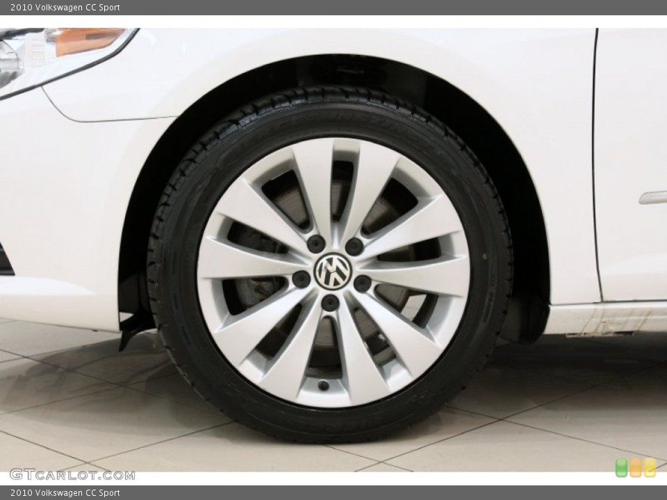 2010 Volkswagen CC Sport Wheel and Tire Photo #71128949