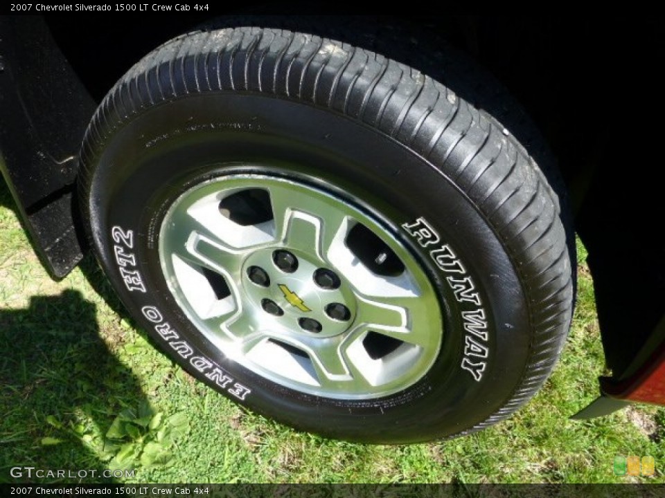 2007 Chevrolet Silverado 1500 LT Crew Cab 4x4 Wheel and Tire Photo #71130626