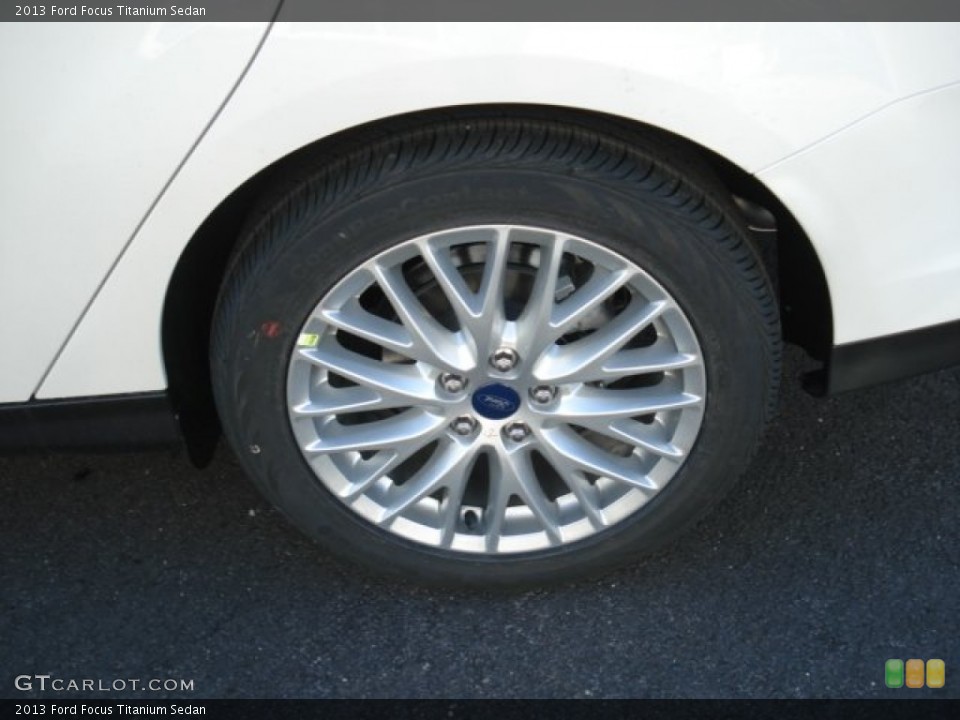 2013 Ford Focus Titanium Sedan Wheel and Tire Photo #71130905