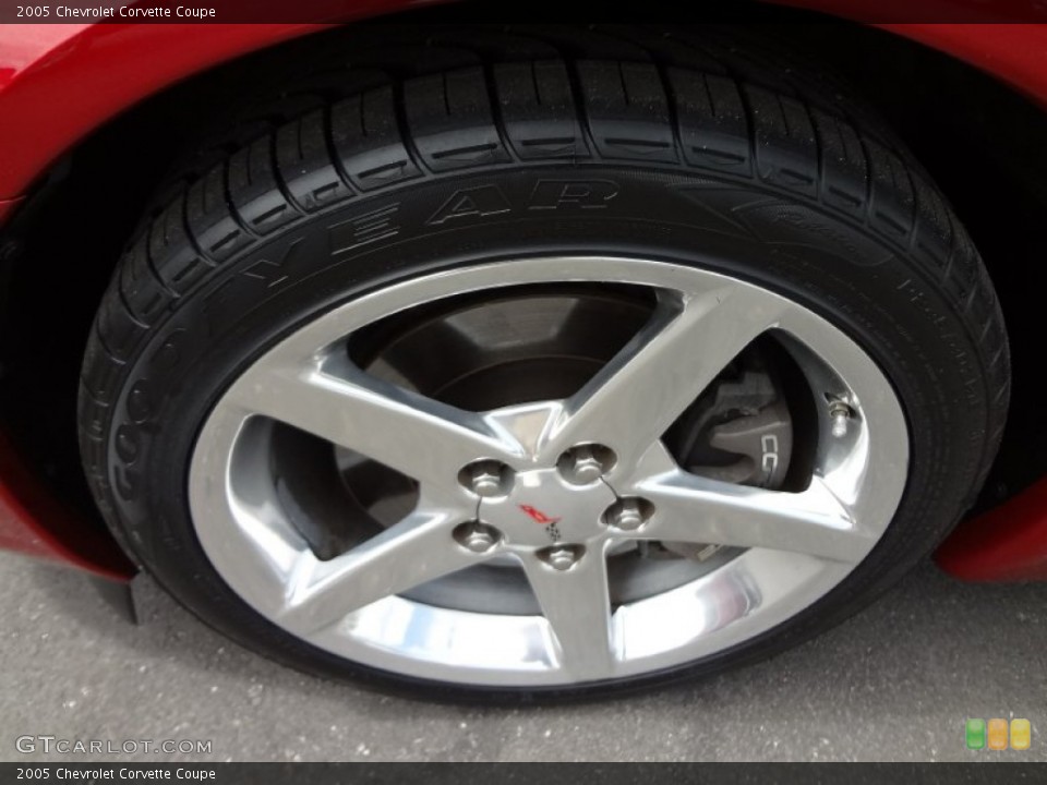 2005 Chevrolet Corvette Coupe Wheel and Tire Photo #71134833