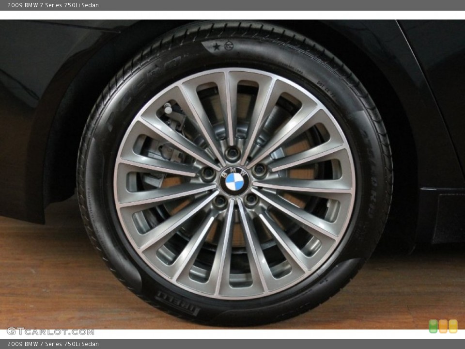 2009 BMW 7 Series 750Li Sedan Wheel and Tire Photo #71136918