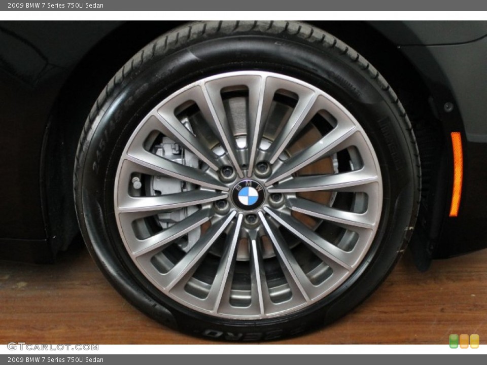 2009 BMW 7 Series 750Li Sedan Wheel and Tire Photo #71136927