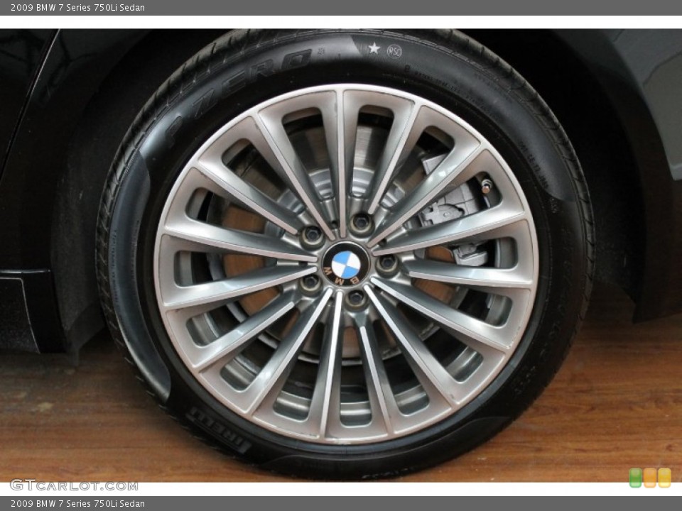 2009 BMW 7 Series 750Li Sedan Wheel and Tire Photo #71136936