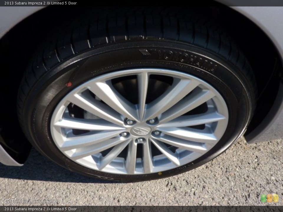 2013 Subaru Impreza 2.0i Limited 5 Door Wheel and Tire Photo #71140677