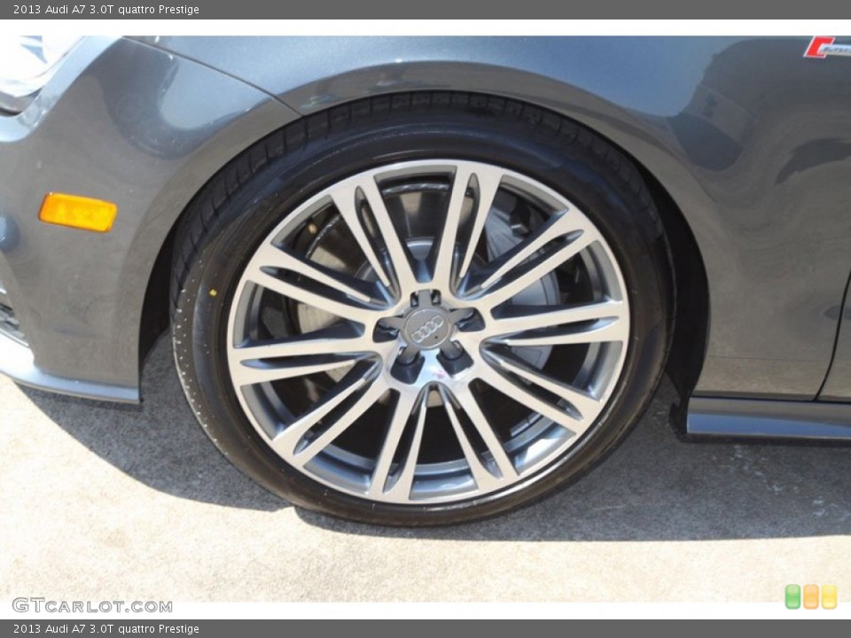 2013 Audi A7 3.0T quattro Prestige Wheel and Tire Photo #71143667