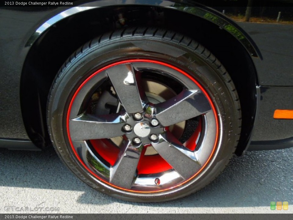 2013 Dodge Challenger Rallye Redline Wheel and Tire Photo #71144436