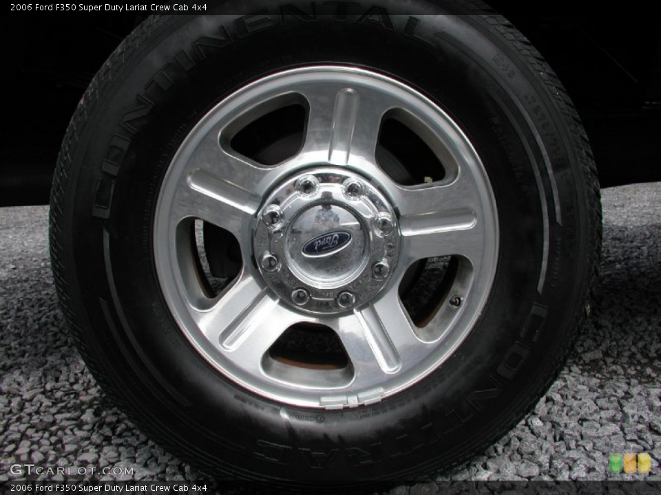 2006 Ford F350 Super Duty Lariat Crew Cab 4x4 Wheel and Tire Photo #71151936