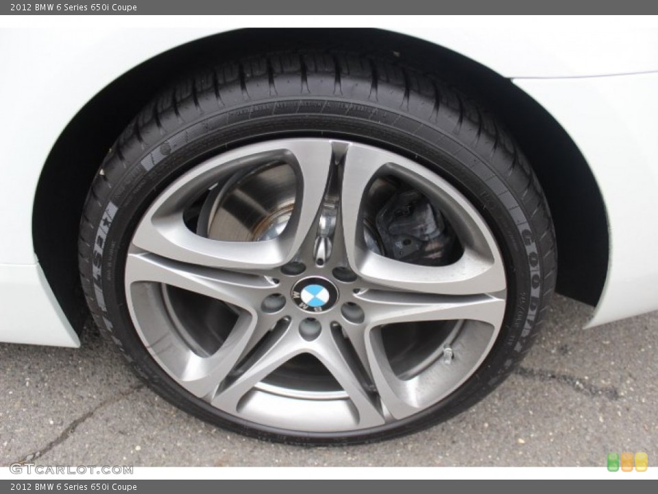 2012 BMW 6 Series 650i Coupe Wheel and Tire Photo #71152023