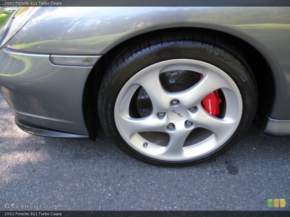 2001 Porsche 911 Turbo Coupe Wheel and Tire Photo #71155524