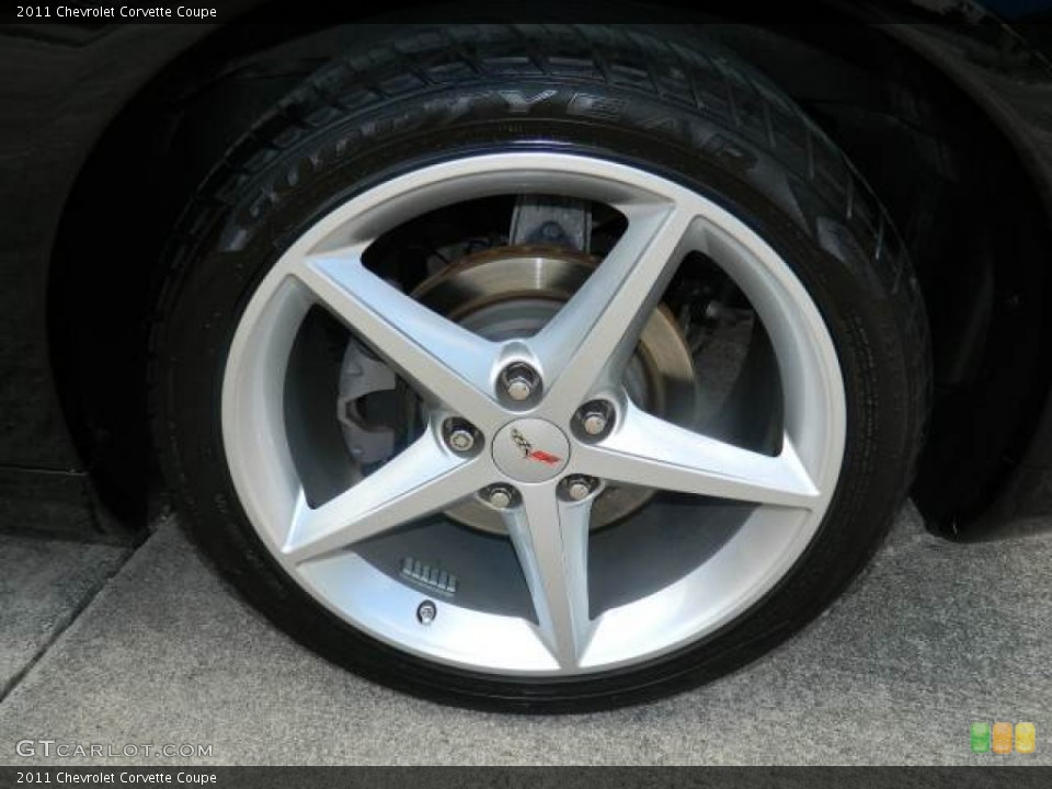 2011 Chevrolet Corvette Coupe Wheel and Tire Photo #71161014