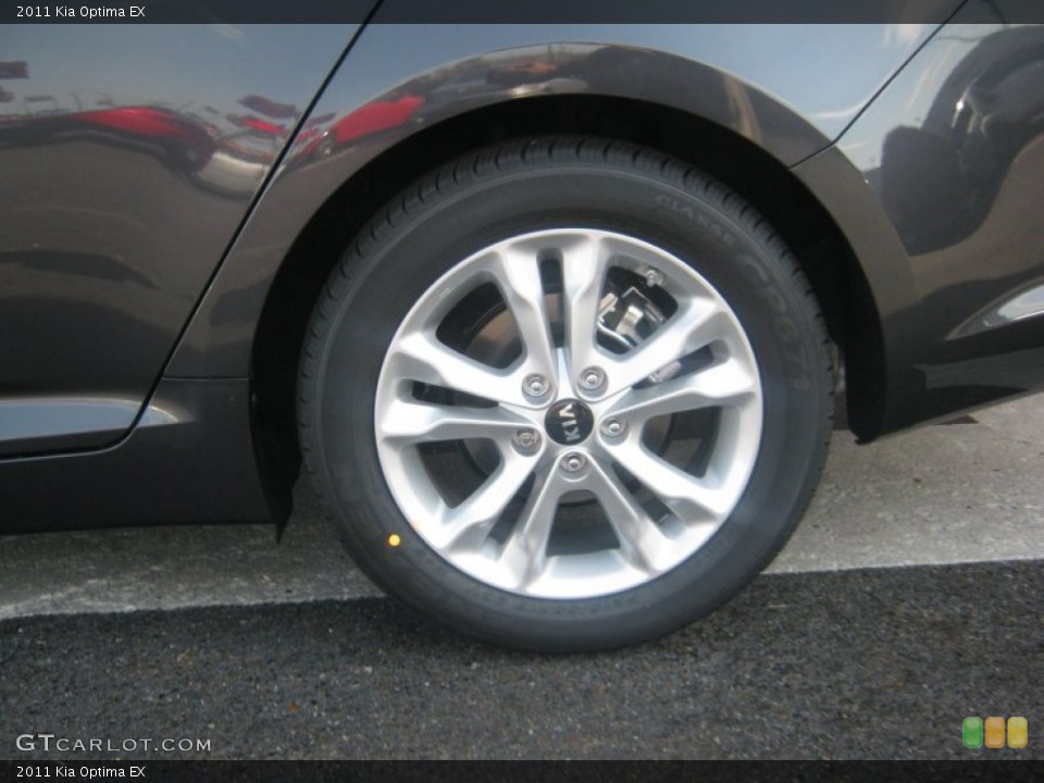 2011 Kia Optima EX Wheel and Tire Photo #71169450