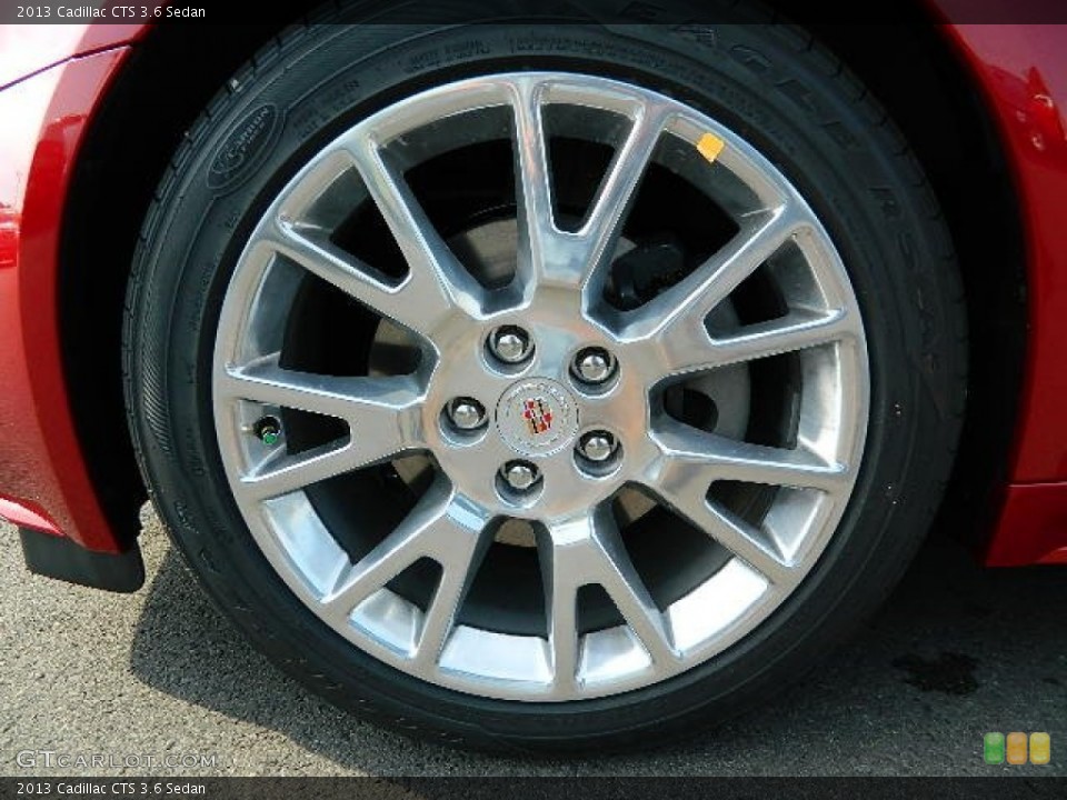 2013 Cadillac CTS 3.6 Sedan Wheel and Tire Photo #71174157
