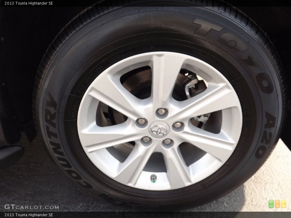 2013 Toyota Highlander SE Wheel and Tire Photo #71175418