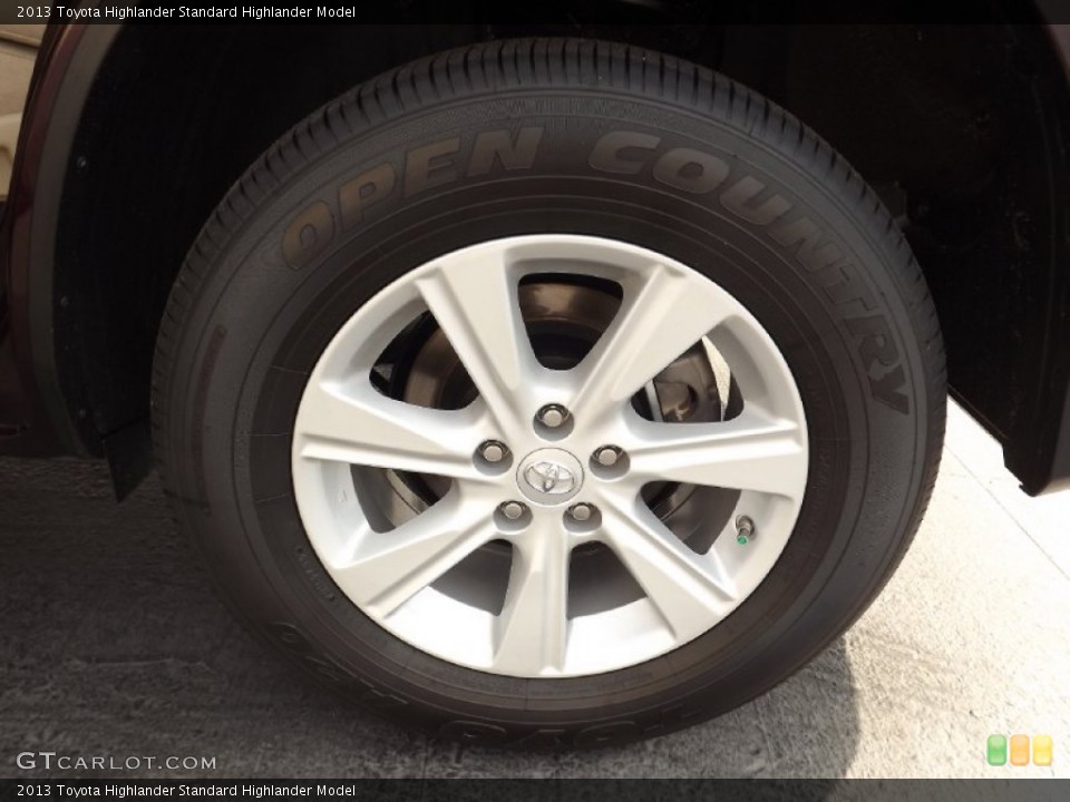 2013 Toyota Highlander  Wheel and Tire Photo #71175591