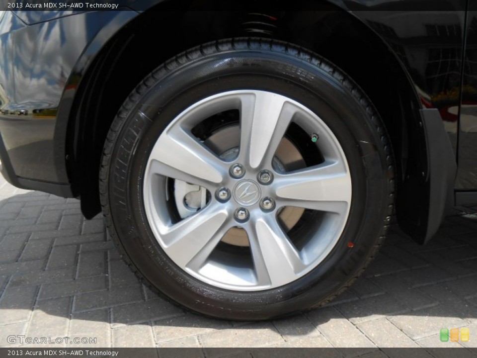 2013 Acura MDX SH-AWD Technology Wheel and Tire Photo #71175945