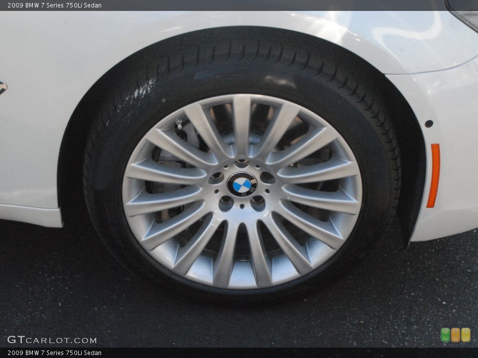 2009 BMW 7 Series 750Li Sedan Wheel and Tire Photo #71184115