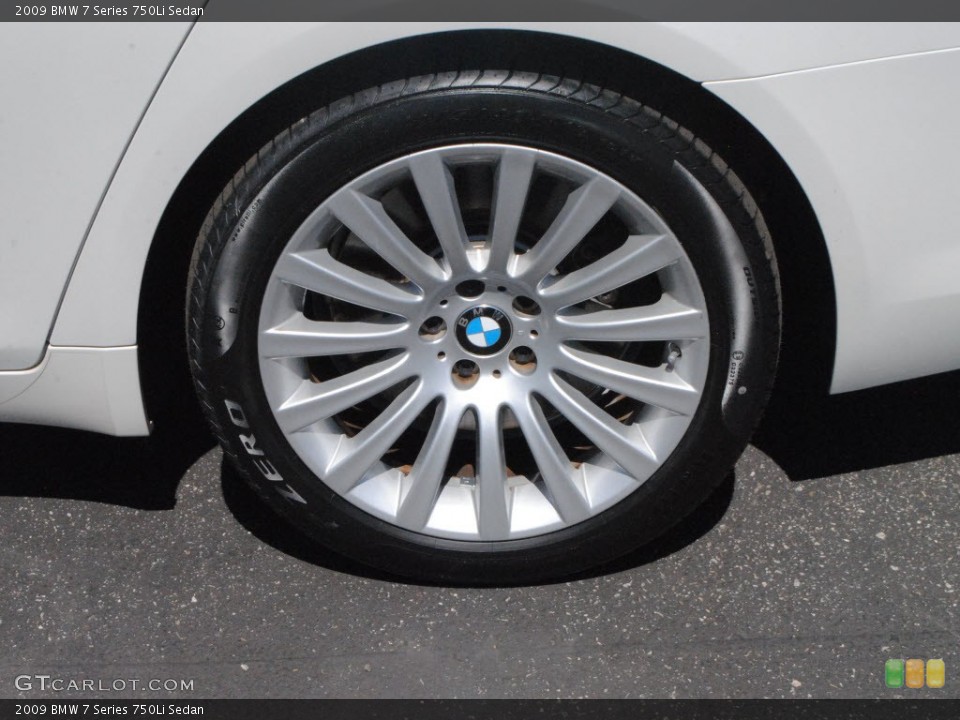 2009 BMW 7 Series 750Li Sedan Wheel and Tire Photo #71184157
