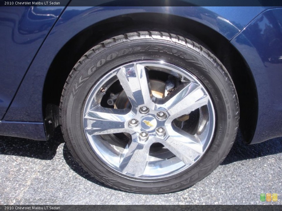 2010 Chevrolet Malibu LT Sedan Wheel and Tire Photo #71186189