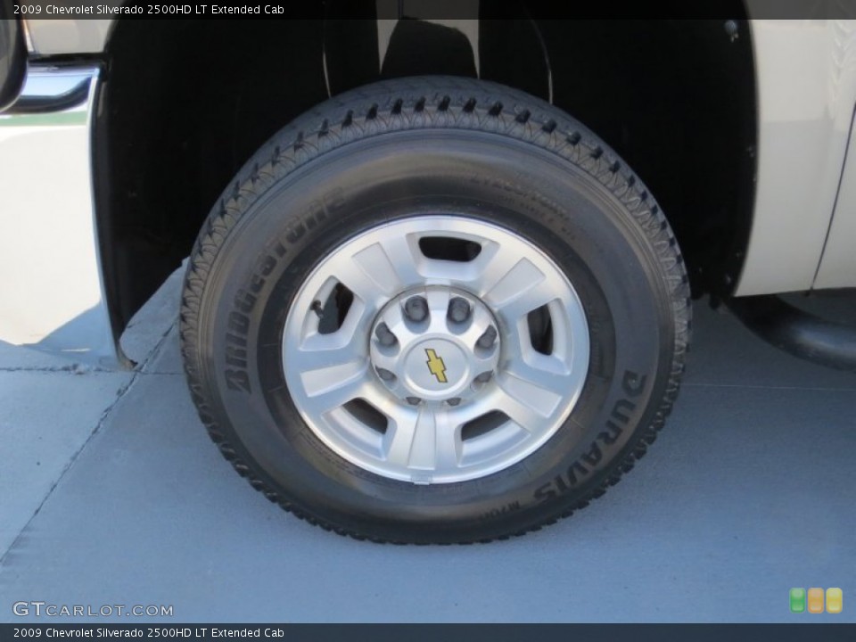2009 Chevrolet Silverado 2500HD LT Extended Cab Wheel and Tire Photo #71186818