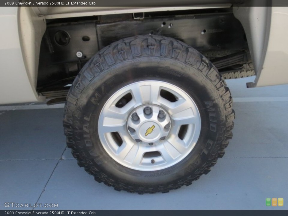 2009 Chevrolet Silverado 2500HD LT Extended Cab Wheel and Tire Photo #71186827