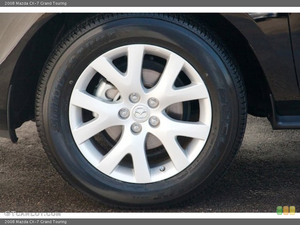 2008 Mazda CX-7 Grand Touring Wheel and Tire Photo #71191606