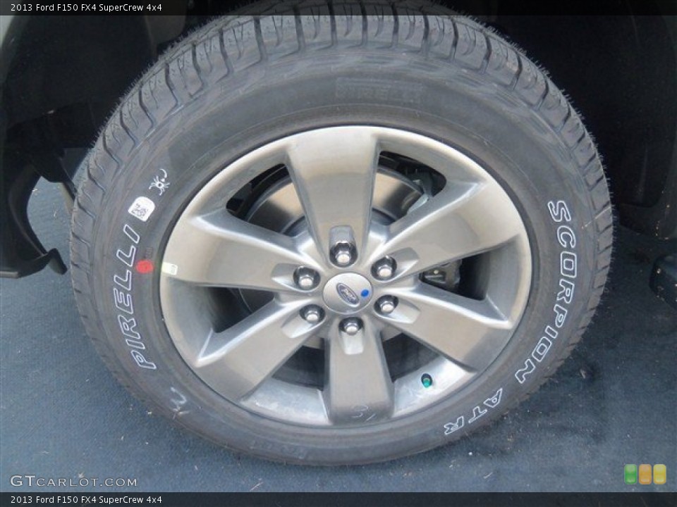 2013 Ford F150 FX4 SuperCrew 4x4 Wheel and Tire Photo #71199244