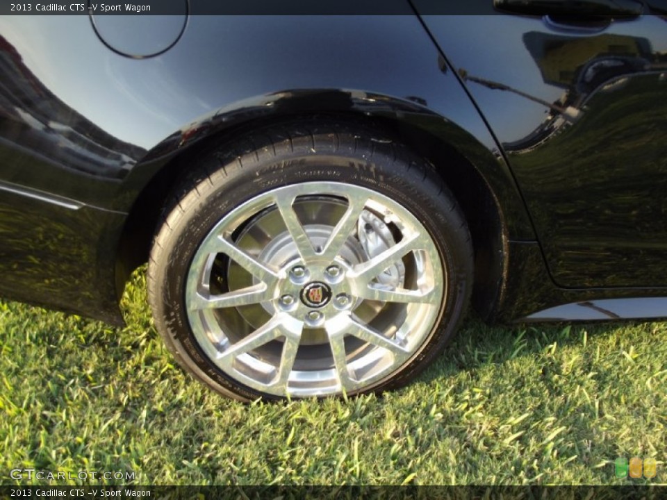 2013 Cadillac CTS -V Sport Wagon Wheel and Tire Photo #71203360