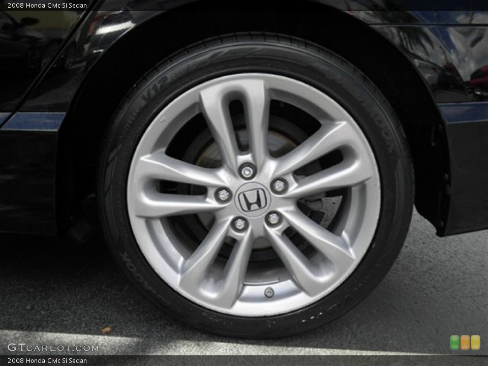 2008 Honda Civic Si Sedan Wheel and Tire Photo #71208292