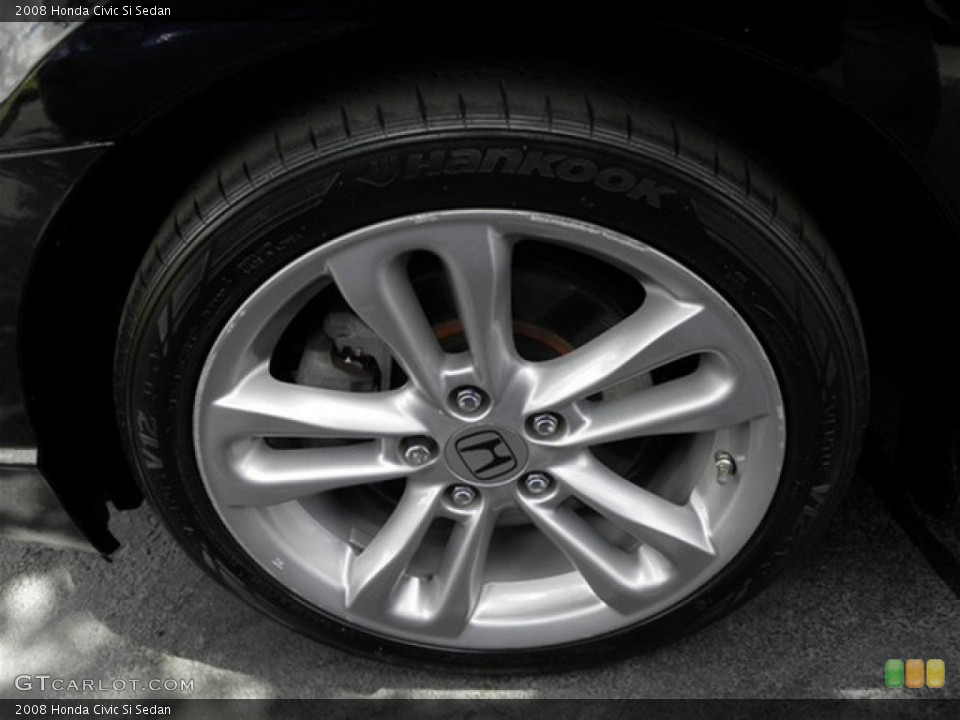 2008 Honda Civic Si Sedan Wheel and Tire Photo #71208301