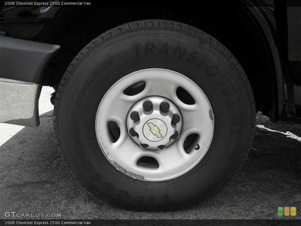 2008 Chevrolet Express 2500 Commercial Van Wheel and Tire Photo #71211529
