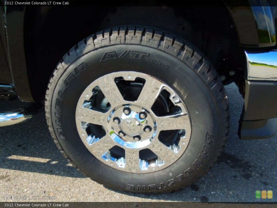 2012 Chevrolet Colorado LT Crew Cab Wheel and Tire Photo #71224926