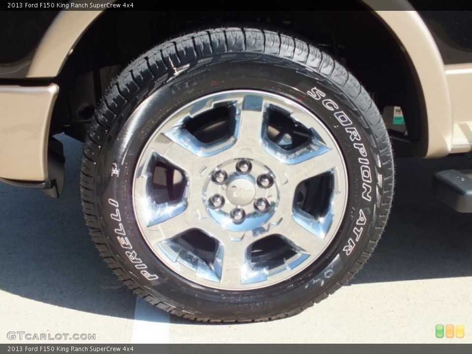 2013 Ford F150 King Ranch SuperCrew 4x4 Wheel and Tire Photo #71233371