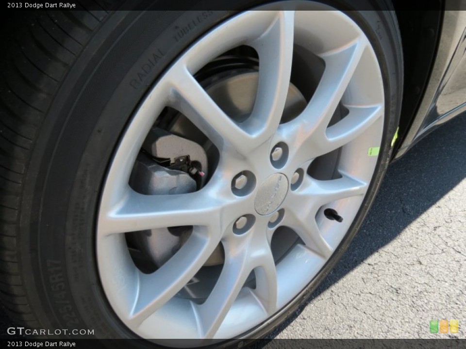 2013 Dodge Dart Rallye Wheel and Tire Photo #71242516