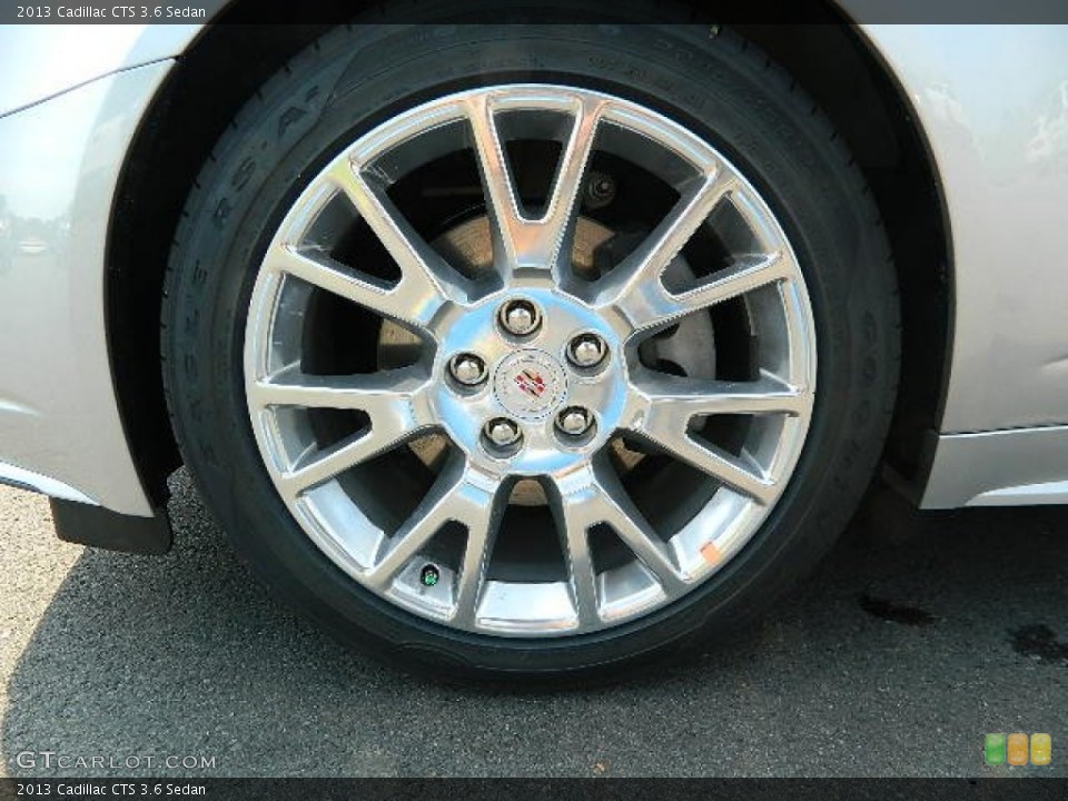 2013 Cadillac CTS 3.6 Sedan Wheel and Tire Photo #71251740