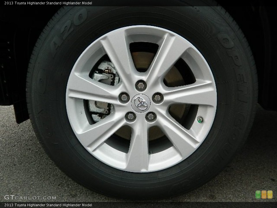 2013 Toyota Highlander  Wheel and Tire Photo #71252145