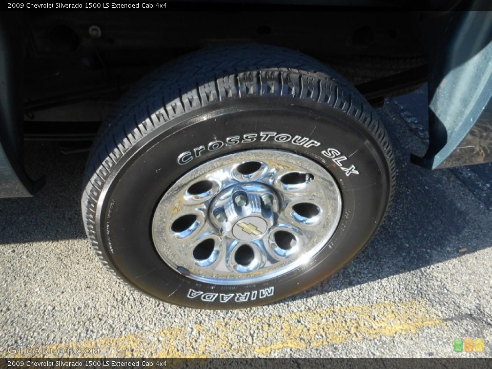 2009 Chevrolet Silverado 1500 LS Extended Cab 4x4 Wheel and Tire Photo #71255151