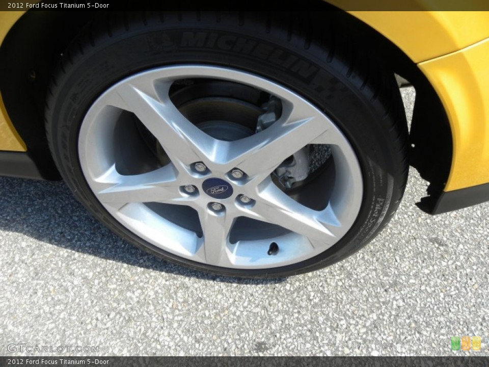 2012 Ford Focus Titanium 5-Door Wheel and Tire Photo #71257044