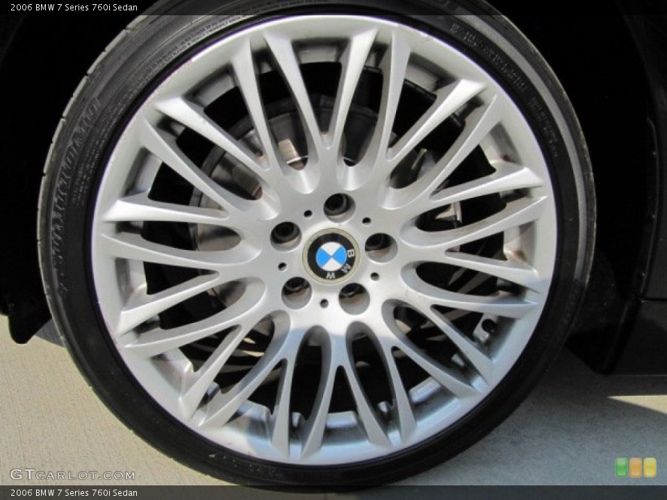 2006 BMW 7 Series 760i Sedan Wheel and Tire Photo #71264443